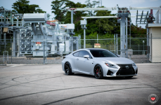 Lexus RC F на дисках Vossen Forged VPS-306