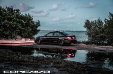 Mercedes Benz C63 AMG на дисках Concavo CW-12