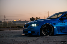 Liberty Walk BMW M3 на дисках Rotiform KPS