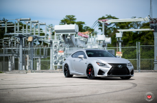 Lexus RC F на дисках Vossen Forged VPS-306