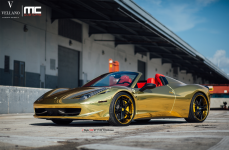 Ferrari 458 Italia Spyder на дисках Vellano VCZ