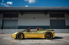 Ferrari 458 Italia Spyder на дисках Vellano VCZ