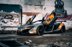 McLaren 650S Liberty Walk на кованых дисках HRE S201