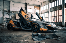 McLaren 650S Liberty Walk на кованых дисках HRE S201