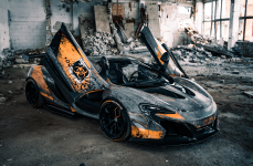 McLaren 650S Liberty Walk на кованых дисках HRE S201