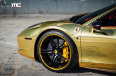 Ferrari 458 Italia Spyder на дисках Vellano VCZ