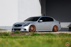 Infiniti G37 на дисках Vossen Forged VPS-307T