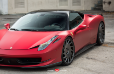 Ferrari 458 Italia на дисках Vossen Forged VPS-313