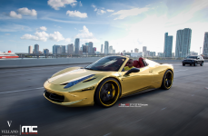 Ferrari 458 Italia Spyder на дисках Vellano VCZ