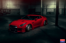 Nissan GTR на дисках Vossen x Work VWS-2