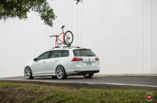 VW Mk7 Golf Sportwagen на дисках Vossen VFS-6