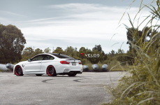 BMW F82 M4 на дисках Velos S3 Wheels