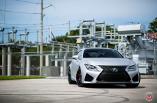 Lexus RC F на дисках Vossen Forged VPS-306