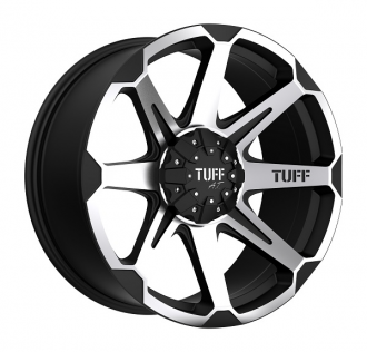 TUFF - T05 Flat Black with Machined Face