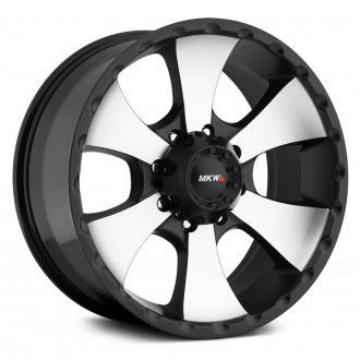 MKW OFF-ROAD - M19 Satin Black with Machined Face