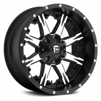 FUEL - NUTZ 1PC Matte Black with Machined Face