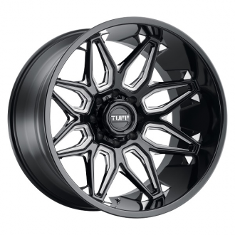 TUFF - T3B Gloss Black with Milled Spokes