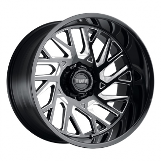 TUFF - T4B Gloss Black with Milled Spokes