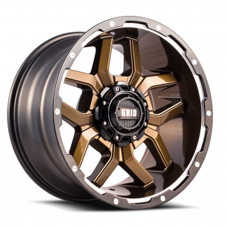 GRID OFF-ROAD - GD-7 Gloss Bronze with Black Lip