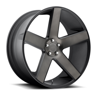 DUB - BALLER Black with Machined Face and Dark Tint
